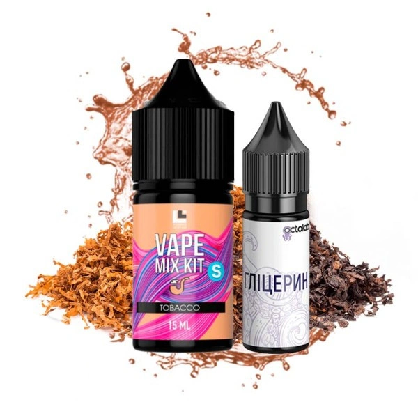 Набор Солевой жидкости Vape Mix Kit 2 Tobacco (Табак) 30 Мл 50 Мг