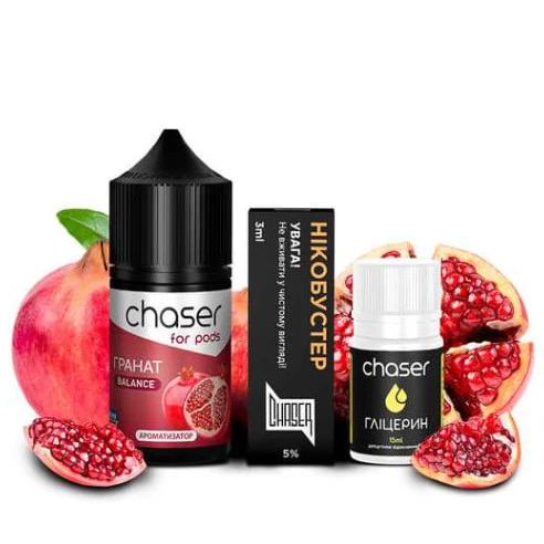 Набор Солевой Жидкости Chaser - Pomegranate (Гранат) 30 Мл 50 Мг