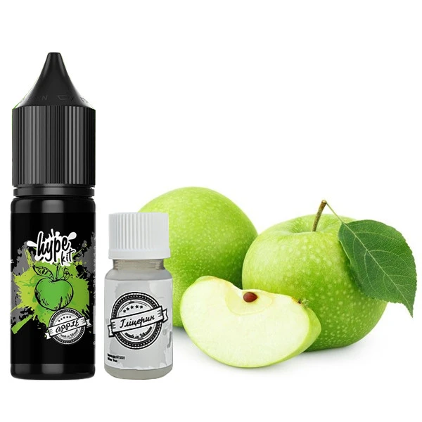Набор Солевой Жидкости Hype Kit Apple (Яблоко) 15 Мл 50 Мг
