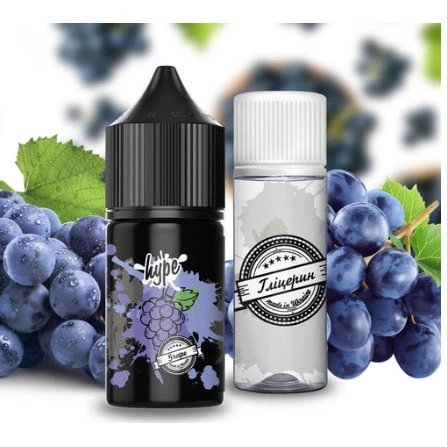 Набір сольової рідини Hype Kit Grape (Виноград) 30 мл 50 мг