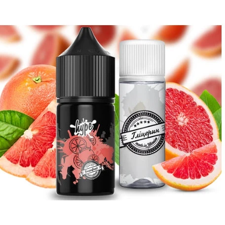 Набір сольової рідини Hype Kit Grapefruit (Грейпфрут) 30 мл 50 мг