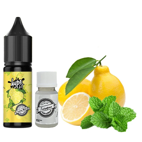 Набор Солевой Жидкости Hype Kit Lemon Mint (Лимон Мята)15 Мл 50 Мг