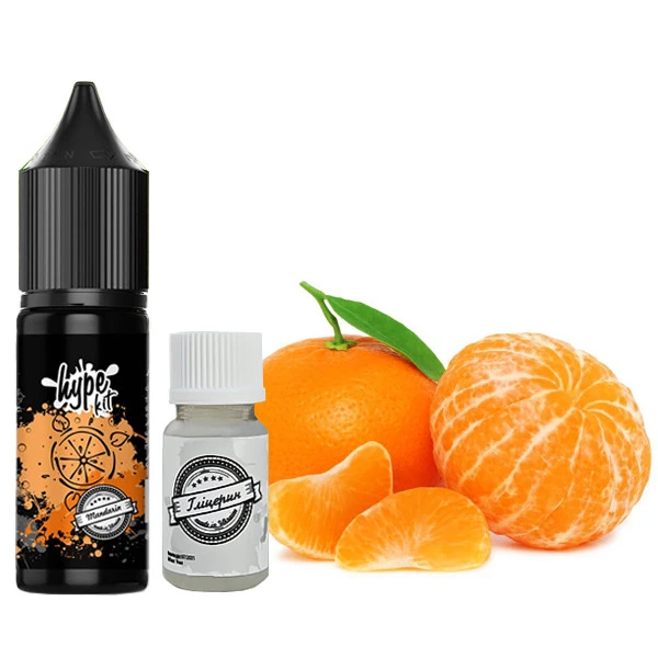 Набор Солевой Жидкости Hype Kit Mandarin (Мандарин) 15 Мл 50 Мг
