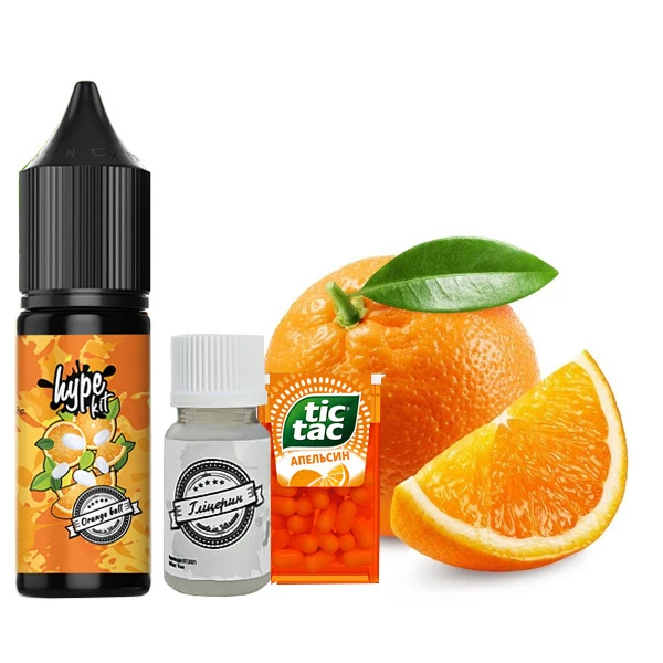 Набор Солевой Жидкости Hype Kit Orange Ball (Апельсин) 15 Мл 50 Мг