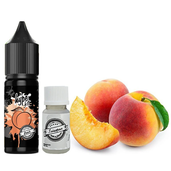 Набор Солевой Жидкости Hype Kit Peach (Персик) 15 Мл 50 Мг