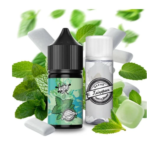 Набор Солевой Жидкости Hype Salt Spearmint (Мята) 30 МЛ 50 МГ