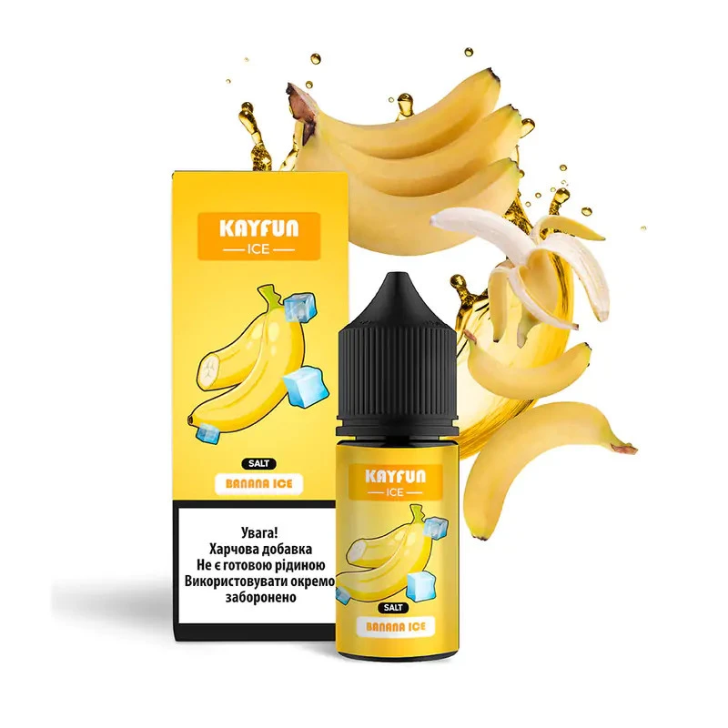 Набір Сольової Рідини KayFun Ice -Banana Ice (Банан Лід) 30Мл 50Мг