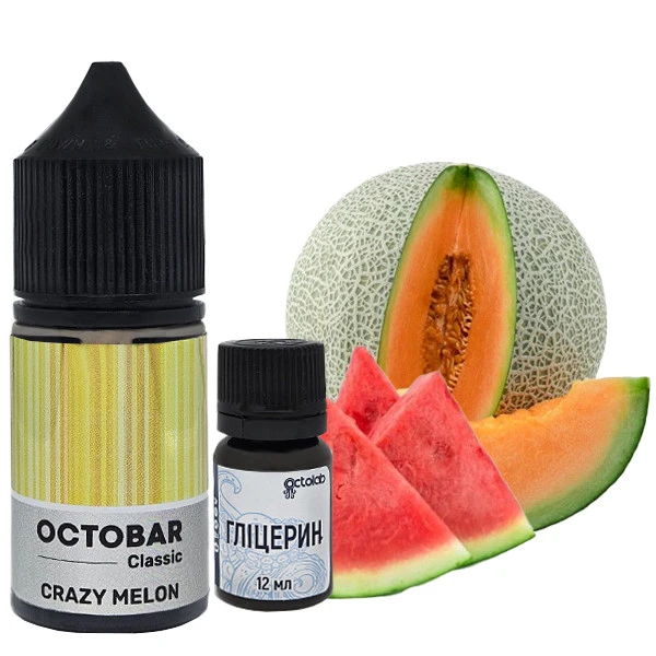 Набор Солевой жидкости Octobar Classic Crazy Melon (Дыня Арбуз) 30 Мл 50 Мг