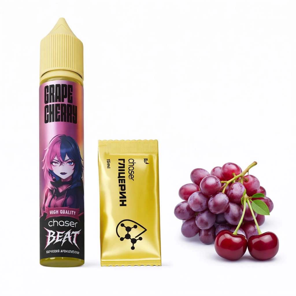 Набір Сольової Рідини Chaser Beat - Grape Cherry (Виноград Вишня) 30 мл 50 мг
