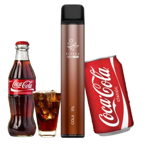 Одноразка Elf Bar Cola Ultra (Кола) 1500
