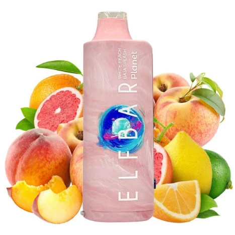 Одноразка Elf Bar Planet Space Edition White Peach Baja Splash (Білий Персик Цитруси) 25000