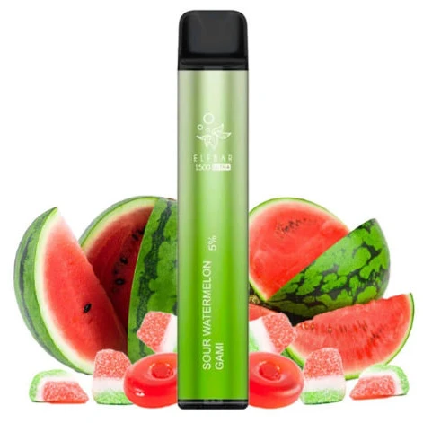 Одноразка Elf Bar Sour Watermelon Gami Ultra (Кислий Кавун Жуйка) 1500