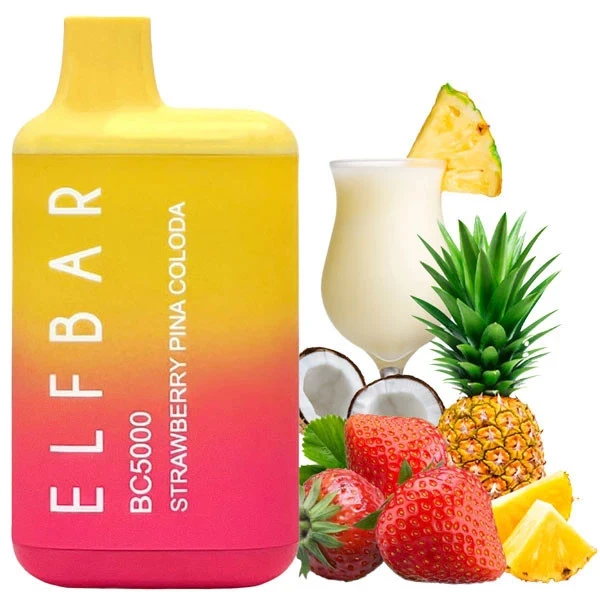 Одноразка Elf Bar Strawberry Pina Colada (Клубника Пинаколада) BC5000