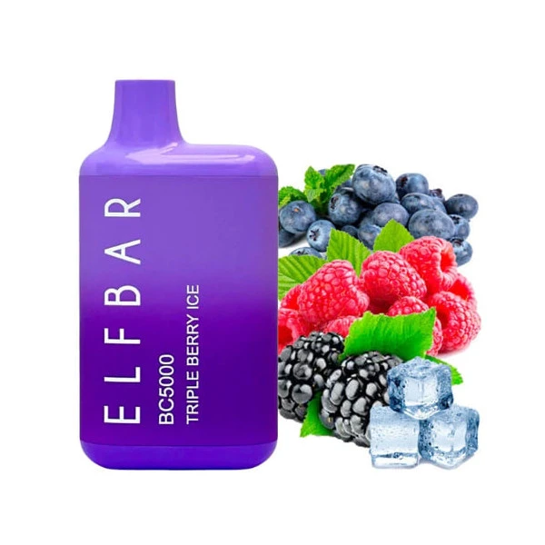 Одноразка Elf Bar Triple Berry Ice (Тройные Ягоды Лед) BC5000