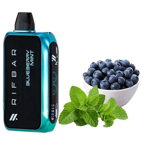 Одноразка Rif Bar Turbo-X - Blueberry Mint (Черника Мята) 25000