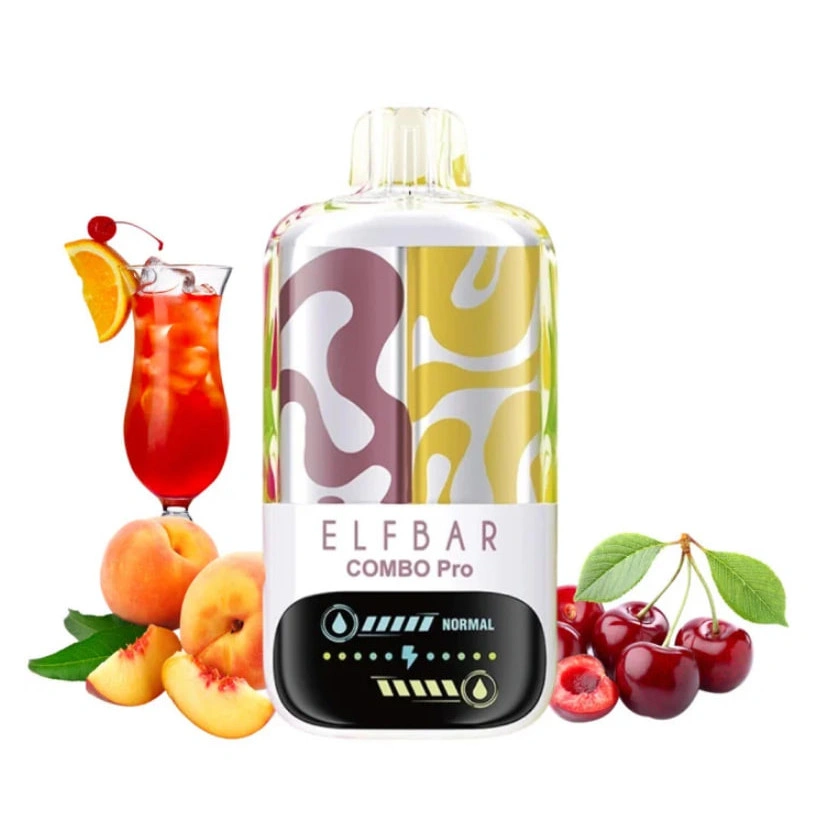 Одноразка Elf Bar Combo Pro Cherry Peach Lemonade (Вишня Персиковий Лимонад) 30000