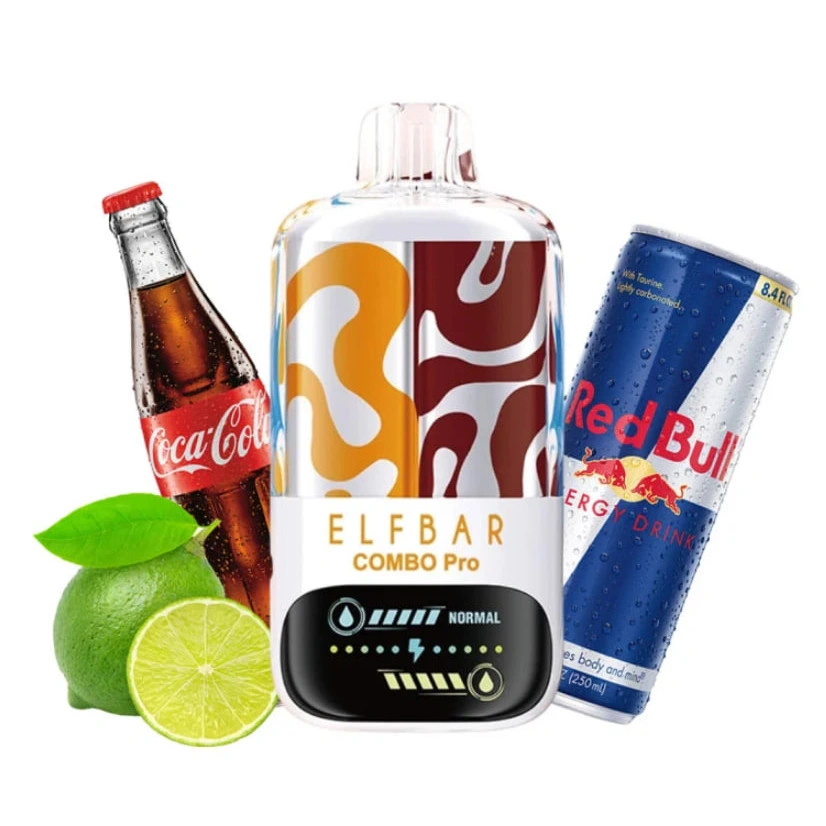 Одноразка Elf Bar Combo Elfbull Lime Cola (Енергетик Лайм Кола) 30000