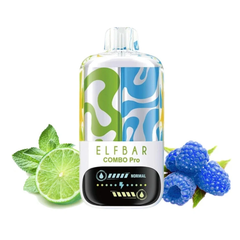Одноразка Elf Bar Combo Pro Lime Blue Razz (Лайм и Голубая Малина) 30000