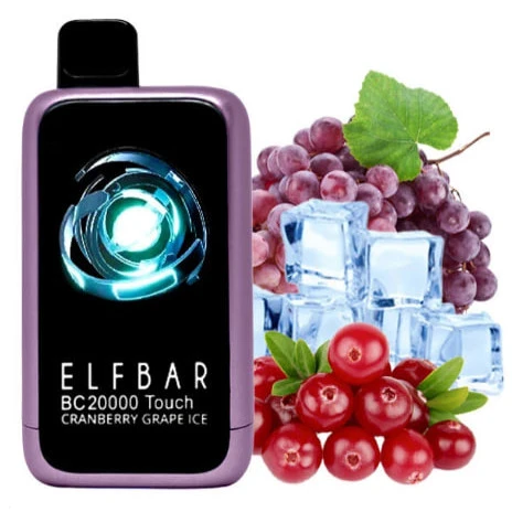 Одноразка Elf Bar Cranberry Grape Ice (Журавлина Виноград Лід) BC20000 Touch