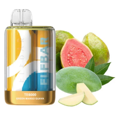 Одноразка Elf Bar Green Mango Guava (Зелёное Манго Гуава) TE6000