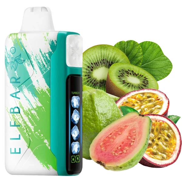 Одноразка Elf Bar Ice King Kiwi Passion Fruit Guava (Киви Маракуйя Гуава) 40000