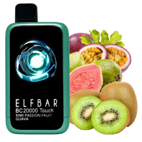 Одноразка Elf Bar Kiwi Passion Fruit Guava (Киви Маракуя Гуава) BC20000 Touch