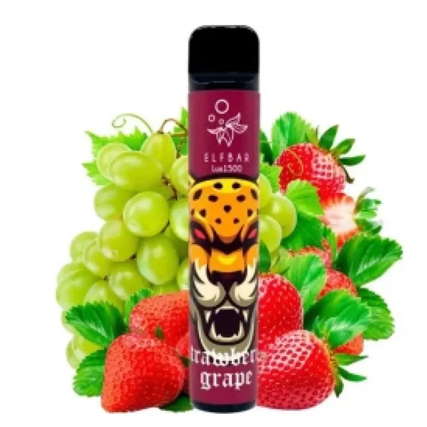 Одноразка Elf Bar Lux Strawberry Grape (Клубника Виноград) 1500