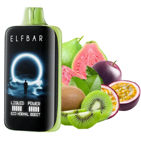 Одноразка Elf Bar Moonnight - Kiwi Passion Fruit Guava (Киви Маракуйя Гуава) 40000