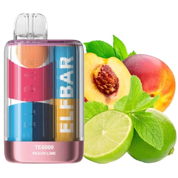 Одноразка Elf Bar Peach Lime (Персик Лайм) TE6000