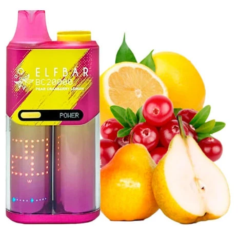 Одноразка Elf Bar Pear Cranberry Lemon (Груша Клюква Лимон) BC20000