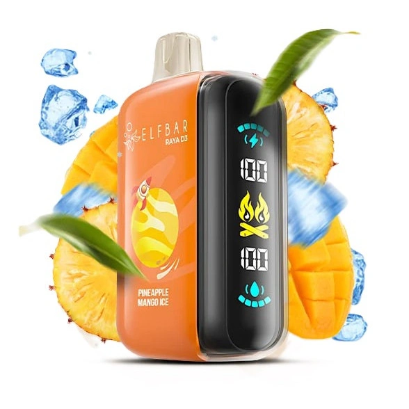 Одноразка Elf Bar Pineapple Mango Ice (Ананас Манго Лед) RAYA D3 25000