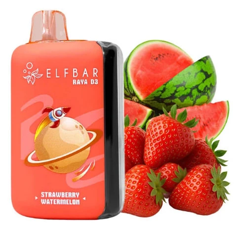 Одноразка Elf Bar Strawberry Watermelon (Полуниця Кавун) RAYA D3 25000