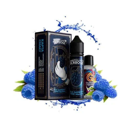 Органічна Рідина Marvellous Scrooge Blue Raspberry (Блакитна Малина) 60Мл 3Мг Набір