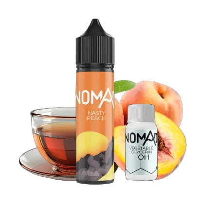 Органічна Рідина Nomad - Nasty Peach (Гіркий Персик) 60 МЛ 3 МГ Набір