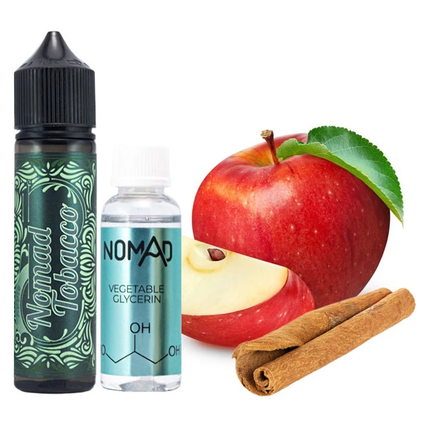 Органическая Жидкость Nomad Tobacco - Apple (Табак Яблоко) 60 МЛ 3 МГ Набор