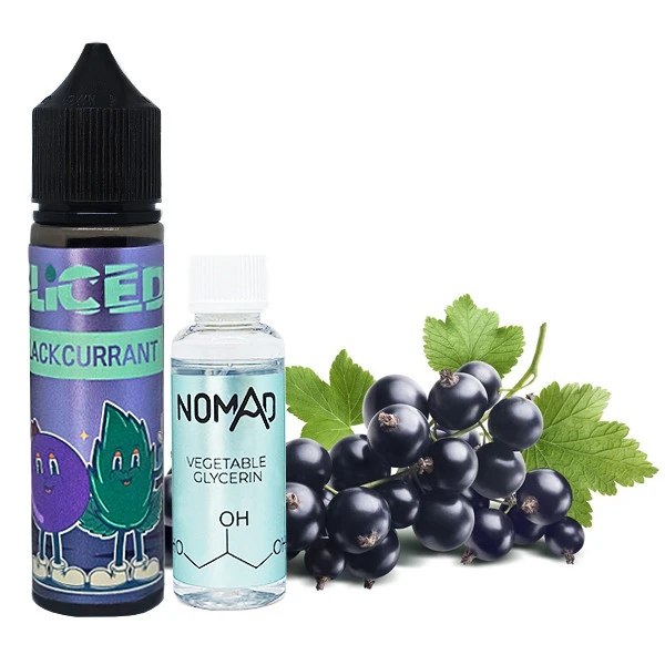 Органическая Жидкость Sliced Blackcurrant (Смородина) 60 МЛ 3 МГ Набор