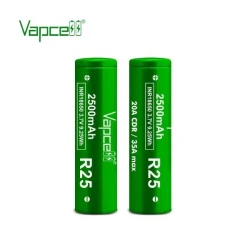 Акумулятор Vapcell R25 INR 18650 20A 2500 mAh