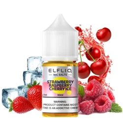 Жидкость Elf Liq Strawberry Raspberry Cherry Ice (Клубника Малина Вишня Лед) 30мл