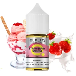 Жидкость Elf Liq Strawberry Snoow (Клубника Десерт) 30мл
