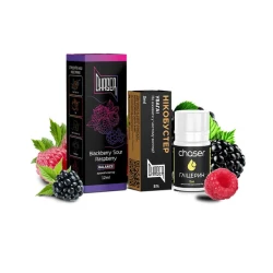 Набор Солевая Жидкость Chaser Black - Blackberry Sour Raspberry (Ежевика Кислая Малина) 30 МЛ 50 МГ