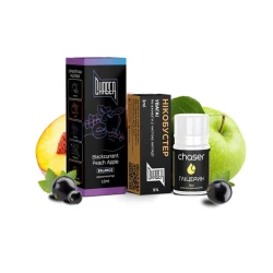 Набор Солевая Жидкость Chaser Black - Blackurrant Peach Apple (Смородина Персик Яблоко) 30 МЛ 50 МГ