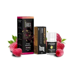 Набор Солевая Жидкость Chaser Black - Energy Raspberry (Энергетик Малина) 30 МЛ 50 МГ