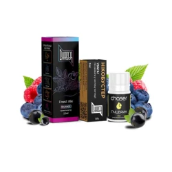 Набор Солевая Жидкость Chaser Black - Forest Mix (Черника Смородина Малина) 30 МЛ 50 МГ