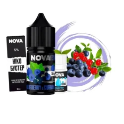 Набор Солевая Жидкость NOVA - Blueberry Currant (Черника Смородина) 30 МЛ 50 МГ