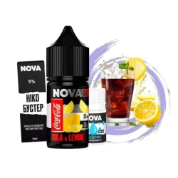 Набор Солевая Жидкость NOVA - Cola Lemon (Кола Лимон) 30 МЛ 50 МГ