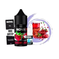 Набор Солевая Жидкость NOVA - Cranberry Mors (Клюквенный Морс) 30 МЛ 50 МГ
