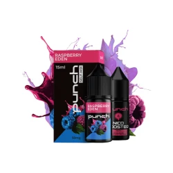 Набор Солевая Жидкость Punch - Raspberry Eden (Малиновый Микс Мята) 15 МЛ 50 МГ