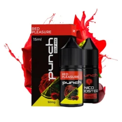 Набор Солевая Жидкость Punch - Red Pleasure (Роза Вишня Лайм) 15 МЛ 50 МГ