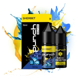 Набор Солевая Жидкость Punch - Sherbet (Черника Лимон Холод) 15МЛ 50 МГ