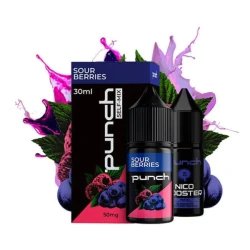 Набор Солевая Жидкость Punch - Sour Berries (Кислые Ягоды) 30 МЛ 50 МГ
